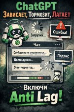 ChatGPT зависает, тормозит и лагает — как убрать лаги в длинных диалогах(Tampermonkey (Скрипт: Anti Lag))